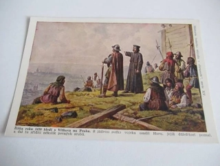 Žižka roku hledí s Vítkova na Prahu