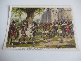 Žižka při obléhání Rábí r. 1421