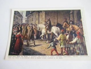 Vjezd Jana Žižky do Prahy r. 1421