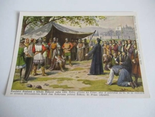 Poselství Pražanů v táboře Žižkově r. 1424