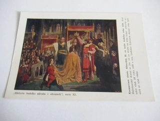 Korunovace císaře Albrechta II. za krále českého r. 1438