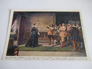 Paní Polyxena z Lobkovic ve svém domě r. 1618