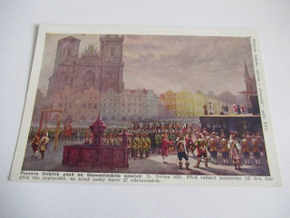 Poprava českých pánů na Staroměstském náměstí r. 1621