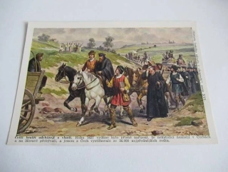 Čeští bratři odcházejí z vlasti r. 1627