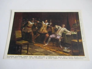 Zavraždění nejvyššího velitele císař. vojsk Albrechta z Valdštýna r. 1634