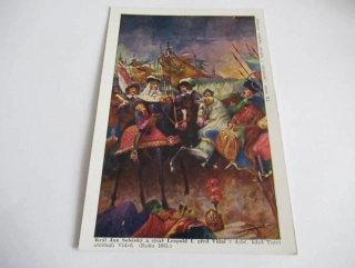 Král Jan Soběský a císař Leopold I. před Vídní r. 1683