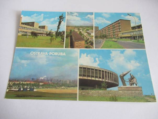 Ostrava - Poruba - Krajská nemocnice, pokled k centru, Sokolovská třída..