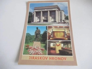 Jiráskův Hronov - divadlo, Pomník A. Jiráska, hlediště, divadelní klub Ponorka