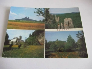 Český ráj - Zříceniny hradu Trosky, pohled z vyhlídky, Český ráj, hrad Kost, Zámek Humprecht
