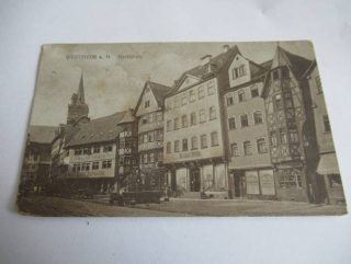 Wertheim - Marktplatz - Německo