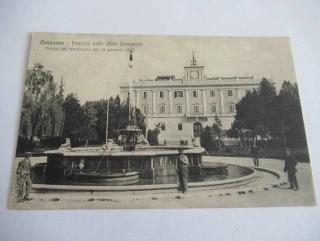 Avezzano - Fontana nella Villa Comunale - Itálie