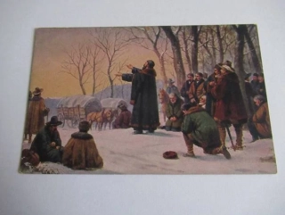 Jan Amos Komenský loučí se s vlastí r. 1627