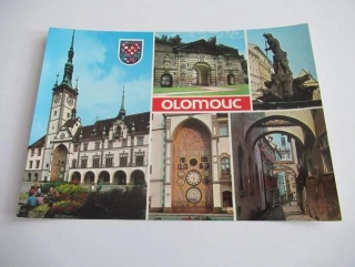 Olomouc - Radnice, Terezská brána, Neptunova kašna, Orloj, Školní ulička