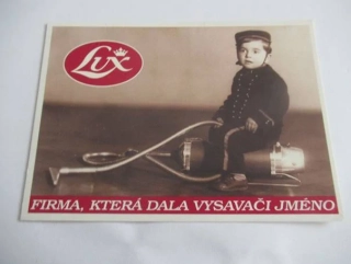 Lux - Firma, která dala vysavači jméno - reklama
