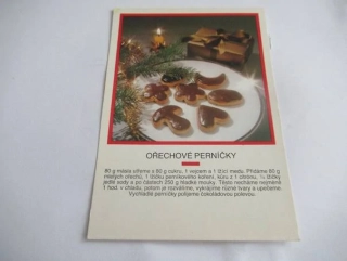 Recept na ořechové perníčky