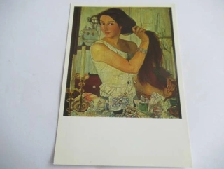 Zinaida Serebriakova - Portrét ženy u jejího stolku