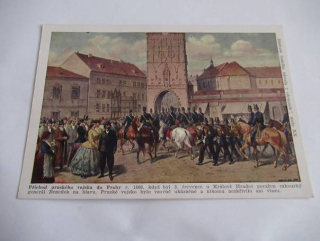 Příchod pruského vojska do Prahy 1866