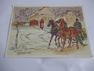 V. Sedláček - sedlák a koně