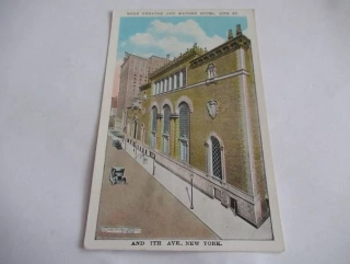 New York - Roxy Theatre and Manger Hotel - USA