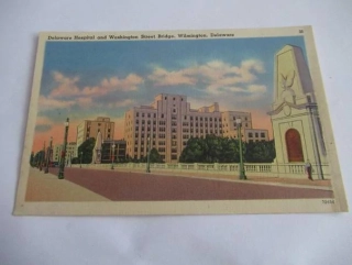 Wilmington - Delaware Hospital and Washington Street Bridge - USA