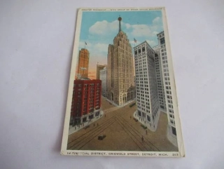 Detroit - Griswold street, office buildings - USA