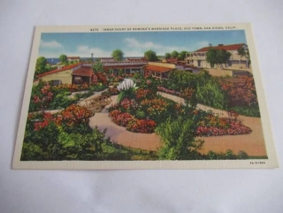 San Diego - Inner Court of Ramona's marriage place, Old Town - USA