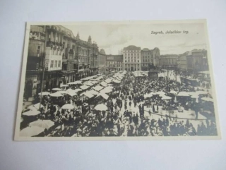 Zagreb - Jelačicév trg - Chorvatsko