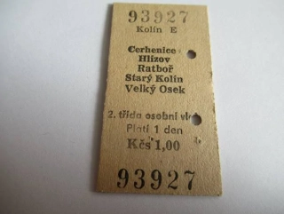 Kolín E - Cerhenice - Hlízov - Ratboř - Starý Kolín - Velký Osek