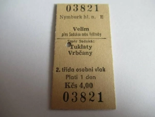 Nymburk hl. n. E - Velim - přes Sadskou nebo Veltruby - směr Sadská: Tuklaty - Vrbčany