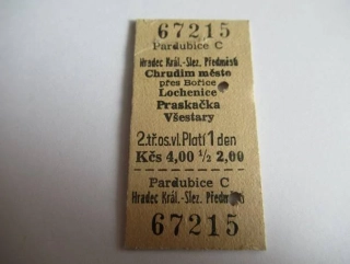 Pardubice C - Hradec Králové-Slez. Předměstí - Chrudim město - přes Bořice - Lochenice - Praskačka - Všestary