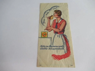 Ikonická reklamní účtenka Sana – „Zkus - pak - suď!“ (30. léta)