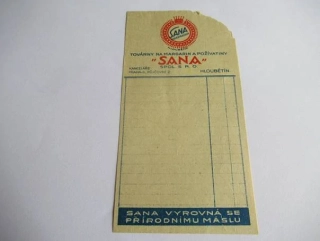 Praha II. - Továrna na margarin a požívatiny Sana