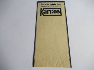 Účet - Baterie Karbon - Žádejte vždy jen prvotřídní baterie