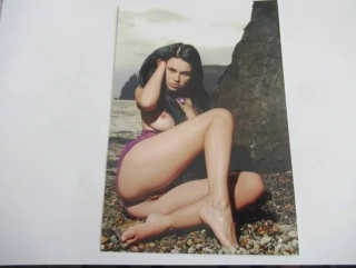 Ženský akt - Krásná dívka - Fotografie cca 18,5 x 12,5 cm