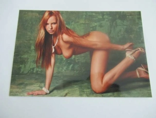 Ženský akt - Krásná dívka - Fotografie cca 18,5 x 12,5 cm