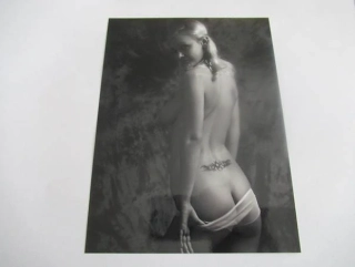 Ženský akt - Krásná dívka - Fotografie cca 16,5 x 12,5 cm