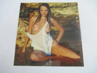 Ženský akt - Krásná dívka - Fotografie cca 13 x 12,5 cm 
