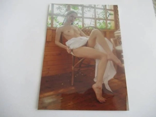 Ženský akt - Krásná dívka - Fotografie cca 18 x 12,5 cm