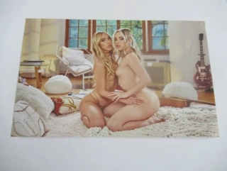 Ženský akt - Krásná dívka - Fotografie cca 20 x 12,5 cm