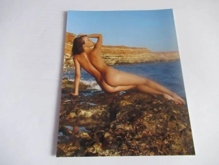 Ženský akt - Krásná dívka - Fotografie cca 16 x 12,5 cm