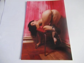 Ženský akt - Krásná dívka - Fotografie cca 18,5 x 12,5 cm
