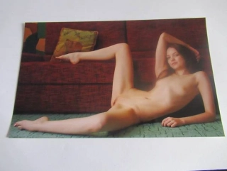 Ženský akt - Krásná dívka - Fotografie cca 20 x 12,5 cm