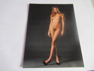 Ženský akt - Krásná dívka - Fotografie cca 16,5 x 12,5 cm