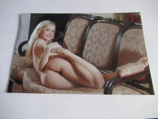 Ženský akt - Krásná dívka - Fotografie cca 19,5 x 12,5 cm