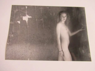 Ženský akt - Krásná dívka - Fotografie cca 17,5 x 12,5 cm
