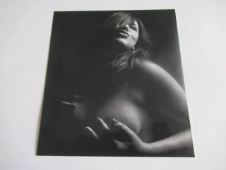 Ženský akt - Krásná dívka - Fotografie cca 14 x 12,5 cm