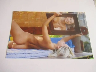Ženský akt - Krásná dívka - Fotografie cca 20 x 12,5 cm
