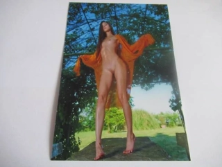 Ženský akt - Krásná dívka - Fotografie cca 18,5 x 12,5 cm