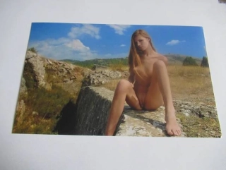 Ženský akt - Krásná dívka - Fotografie cca 20 x 12,5 cm
