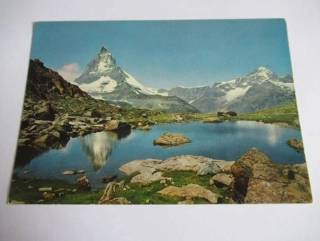 Zermatt - Riffelsee mit Matterhorn - Švýcarsko